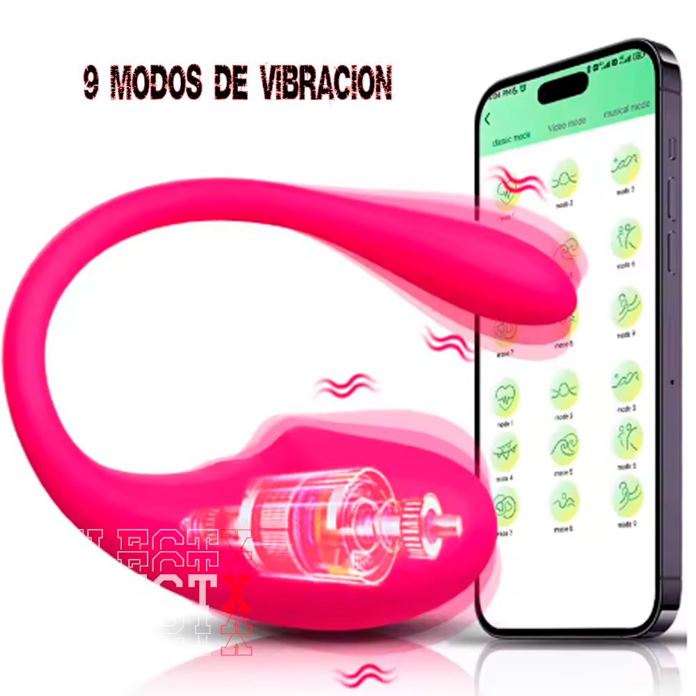 Vibrador inalámbrico con Bluetooth doble G