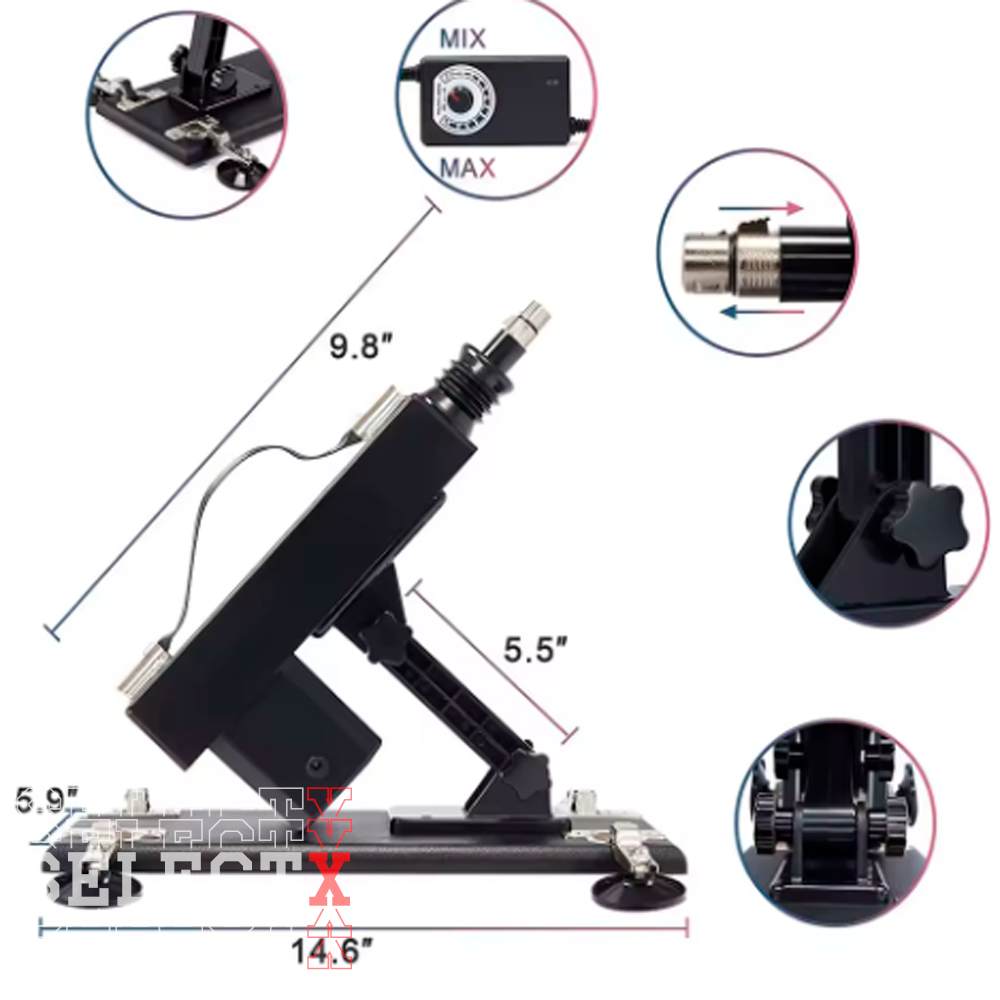 Máquina sexual automática + Dildos