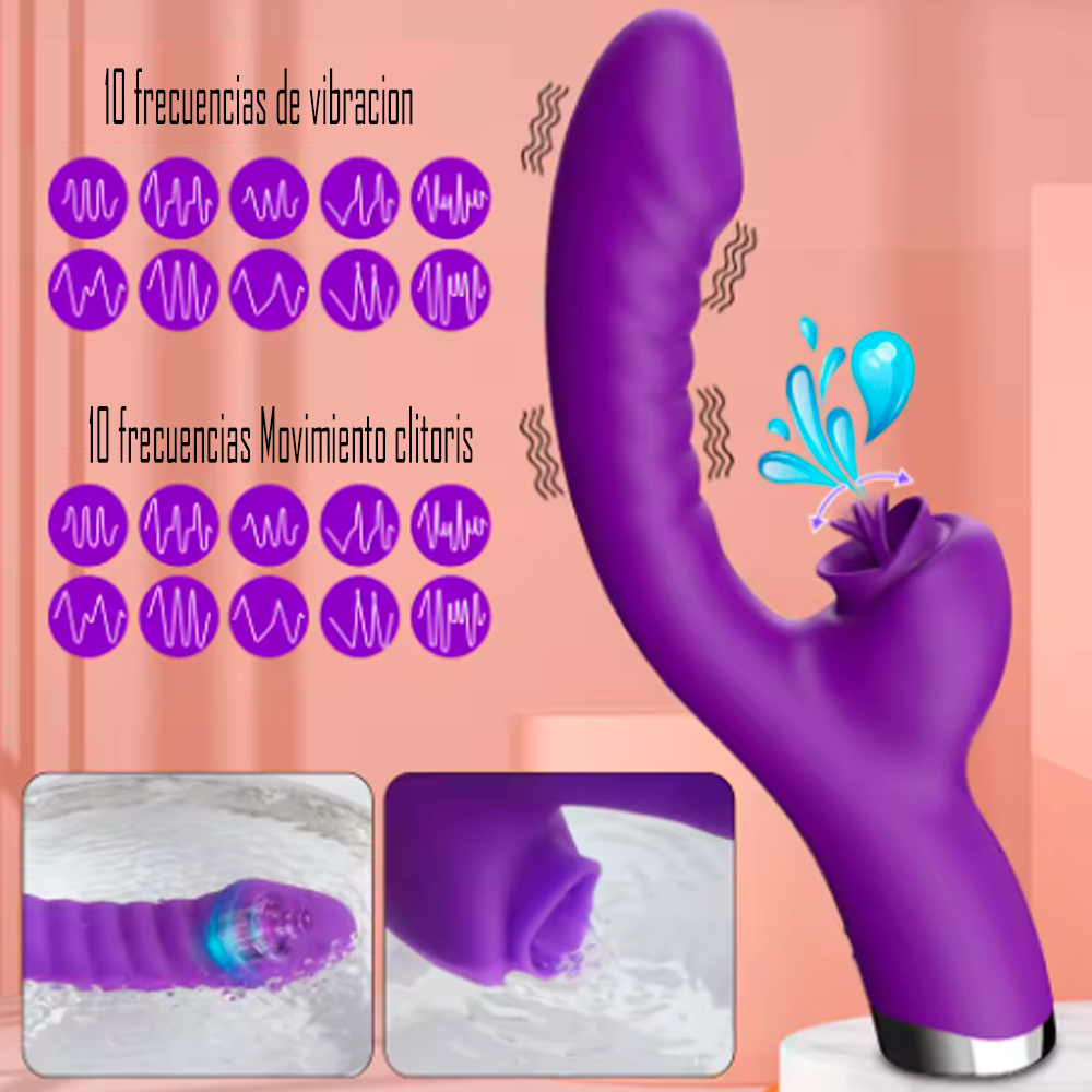 Vibrador 2 en 1